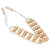 Back Massager Roller Rope Wood Back Roller Massage Manual Relief Muscle Soreness Self Massage Tool