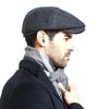 Men's Hat European and American Checkered Octagonal Hat Forward Hat Autumn and Winter Cap Painter Hat Newsboy