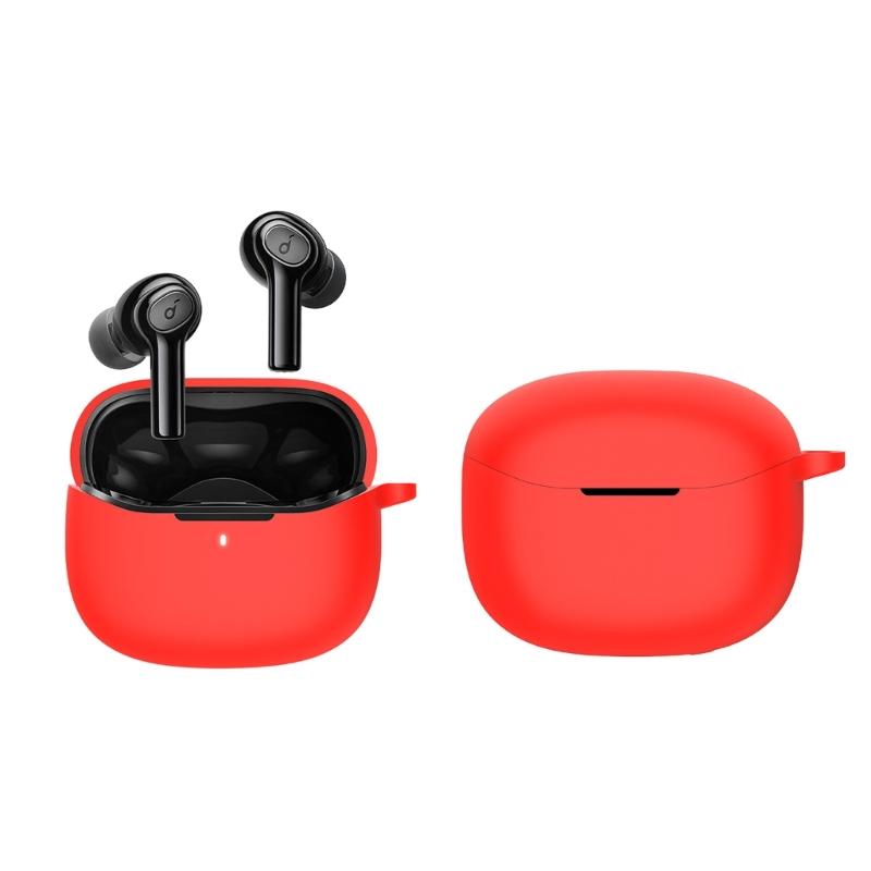 Soft Silicone Protective Shell Anti-fall Earphone Case Cover for Anker R100 Wireless Earbuds