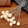 100Pcs Corrosion-resistant Leather Wool Balls Painting Brush Leatherworking Tools  Clothes Painting