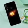 Fire Football Soccer Ball For Huawei Nova 12s 12i 11i 7i 8i 9 10 SE Y91 Y90 Y60 Y70 Y72 Y61 P60 Pro P30 P40 Lite Case