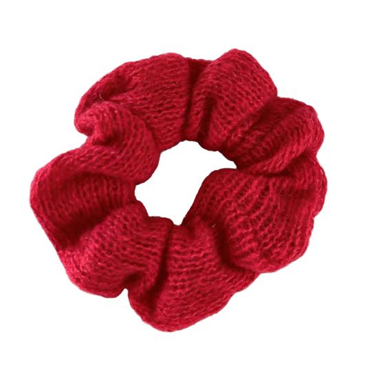 Women Hair Tie, Durable Wool Material Hair Rope, Pure Color Knitted Hair Band, Versatile Ponytail Holder Hair Accessory