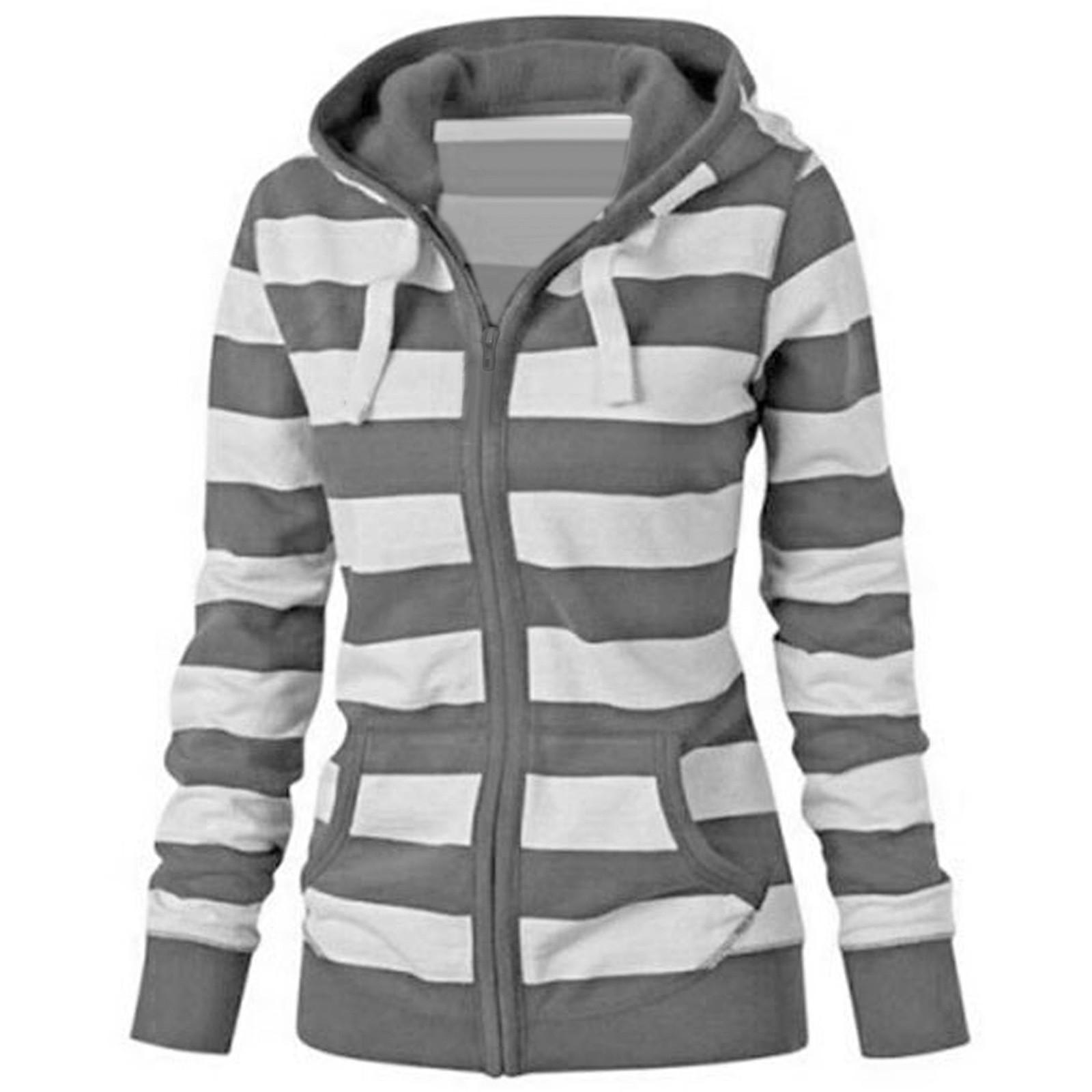 

Женские женские топы на молнии с капюшоном, толстовка с капюшоном, пальто, куртка, повседневный тонкий джемпер S