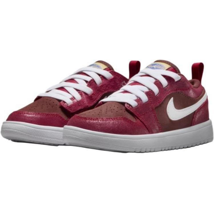 (PS) Air Jordan 1 Low Alt SE 'Dark Pony Varsity Red' Kids' HF3204-200