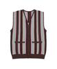 Cactusdonutmarket Vertical Stripe Knit Vest - Brown