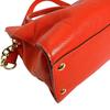 Michael Kors A4 Compatible Shoulder Bag Handbag Leather Red Women Used