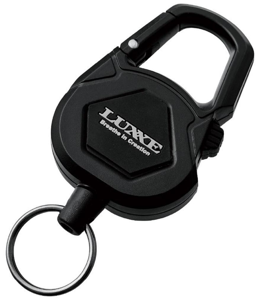 Gamakatsu LE136 Carabiner Reel Sliding Lock 70cm Black (3926)