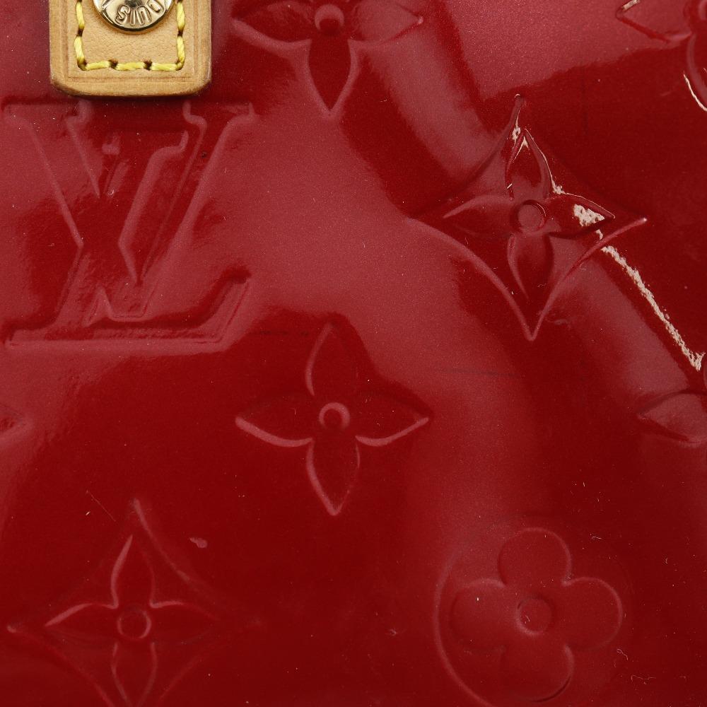Louis Vuitton Lead PM Handbag M91990 Pomdamul Red Monogram Vernis Women Used