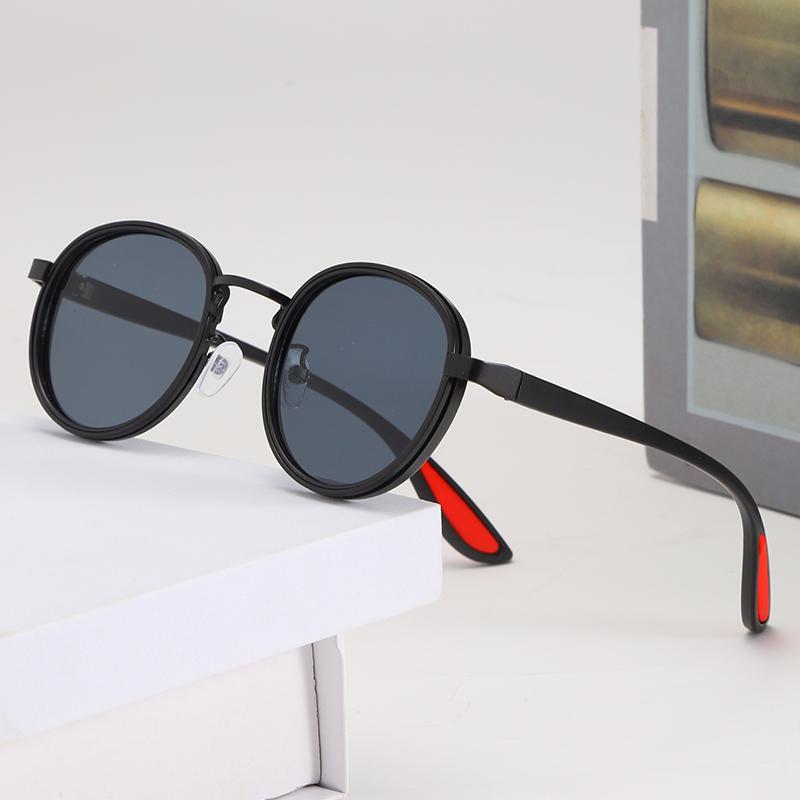 Vintage Punk Round Sunglasses Women Men Fashion Luxury Brand Designer Sun Glasses Leisure Outdoor Travel Man Glasses Uv400