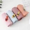 1Pc 25x50cm Gauze Cotton Cartoon Rabbit Applique Children Face Wash Cloth Kids Bathroom Hand Towel