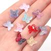 50pcs/lot Colorful Butterfly Czech Glass Beads Lampwork Spacer Beads For Jewelry Making DIY Bracelet Clothing Headwear Findings