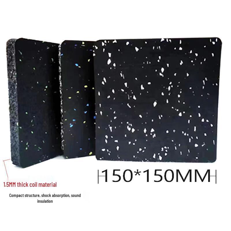 Interlocking Soundproof Shock-Absorbing Rubber Gym Mat