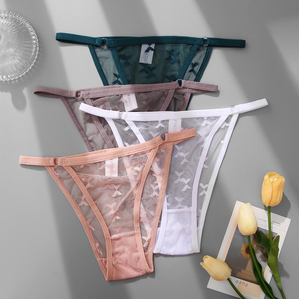 Кружевные трусики, прозрачные трусики, тонкие женские кружевные трусики ...