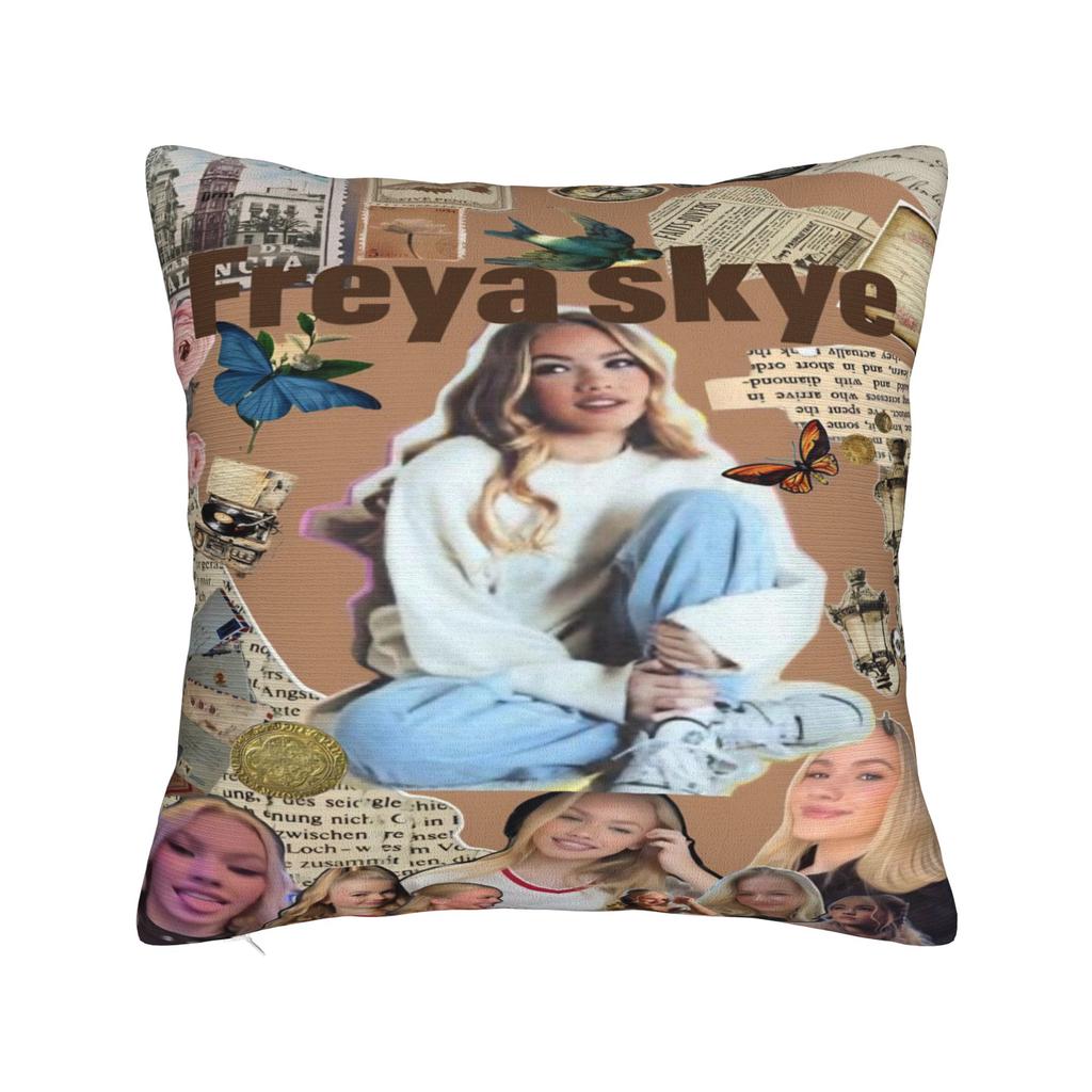 Trendy Living Room Freya Skye Singer Tour 2026 Decorations Pillowcase Accessories Pillow Cover Square Multi Size