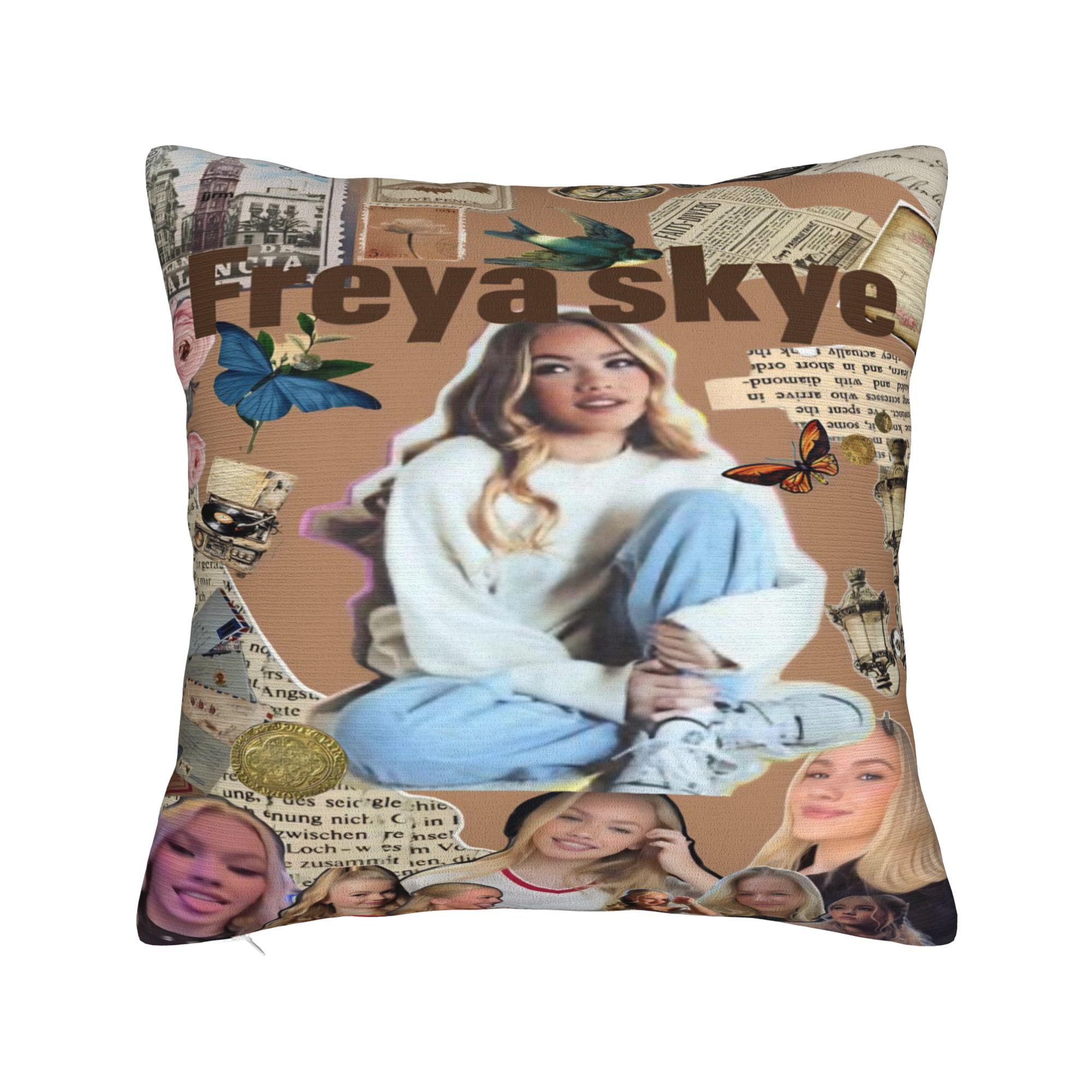 

Y2K Sofa Freya Skye Singer Tour 2026 Decoration Pillowcases Stuff Pillow Covers Zipper Multi-Size 12x12in 30X30cm