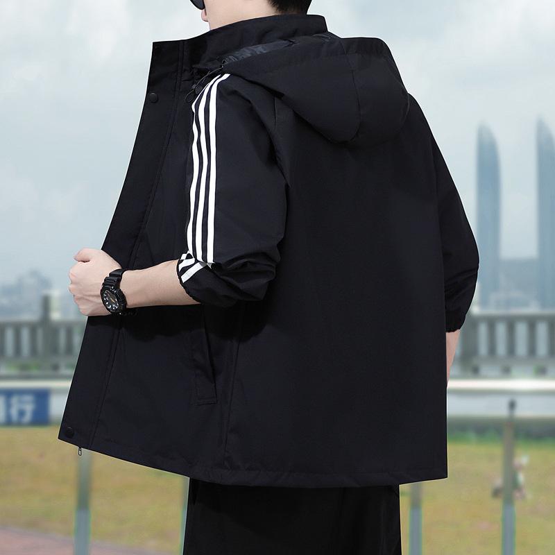 Куртка с тремя перекладинами Куртка Водонепроницаемая и ветрозащитная куртка — фото 5