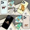 Cute Capybara Phone Case For Xiaomi Redmi Note 14 Pro 13 12 11 9 10 15 Pro Plus 10C 12C 14C 13C 15C Cover