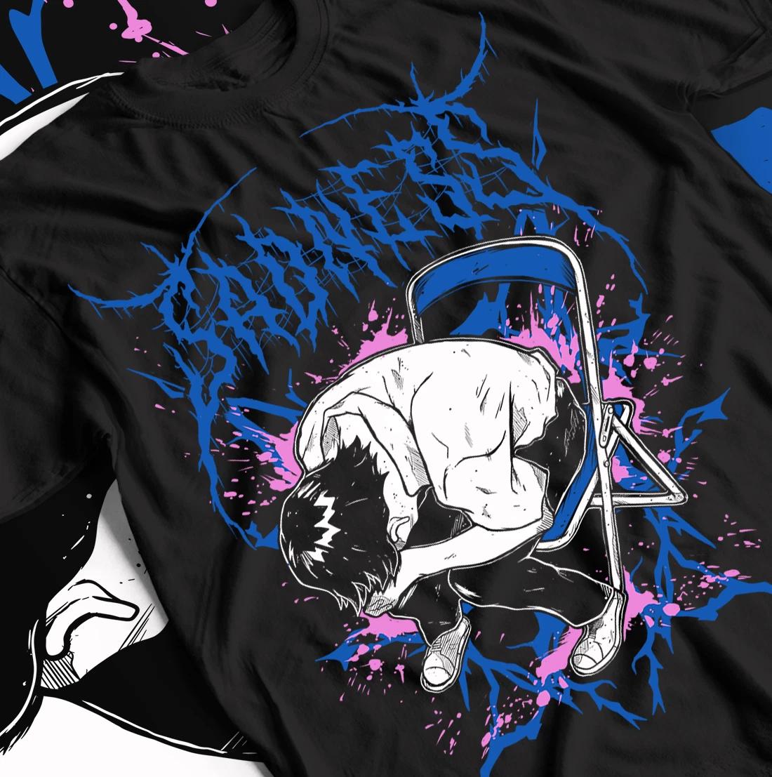 Shinji Ikari T-Shirt Evangelio Horror Anime Asuka Rei shinji piloShirt All Size 2XL