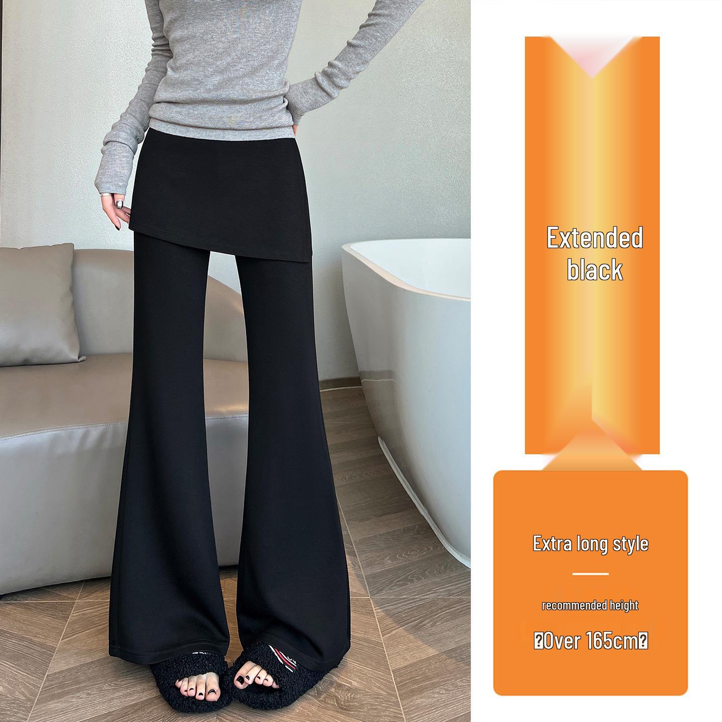 Women s High-Waisted Flare Sweatpants - Spring Slimming Drape Style 2XL