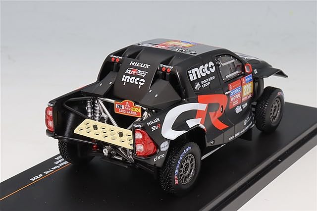 IXO Scale Toyota GR DKR Hilux Evo T1U 2024 Dakar Rally 1/43 #226 S.Valiawa/F.Casale