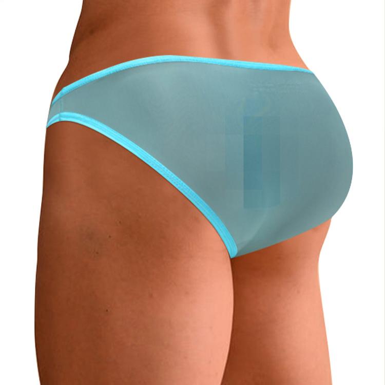 Low Waist Men's Underpants, Light Transparent Men's Panty, Sexy Love Triangle Pants, Breathable Convex Pouch