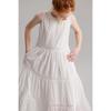 ELLE KIDS Girl's Summer Cotton Sleeveless Casual Dress