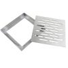 Elegant Stainless Steel Drain Cover with Slip Resistant Design for Added Safety