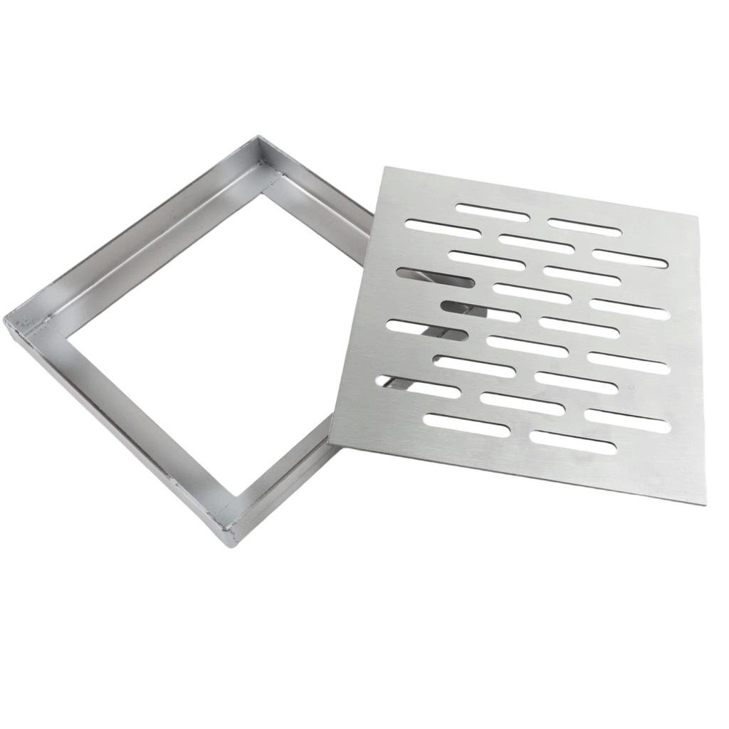 Elegant Stainless Steel Drain Cover with Slip Resistant Design for Added Safety