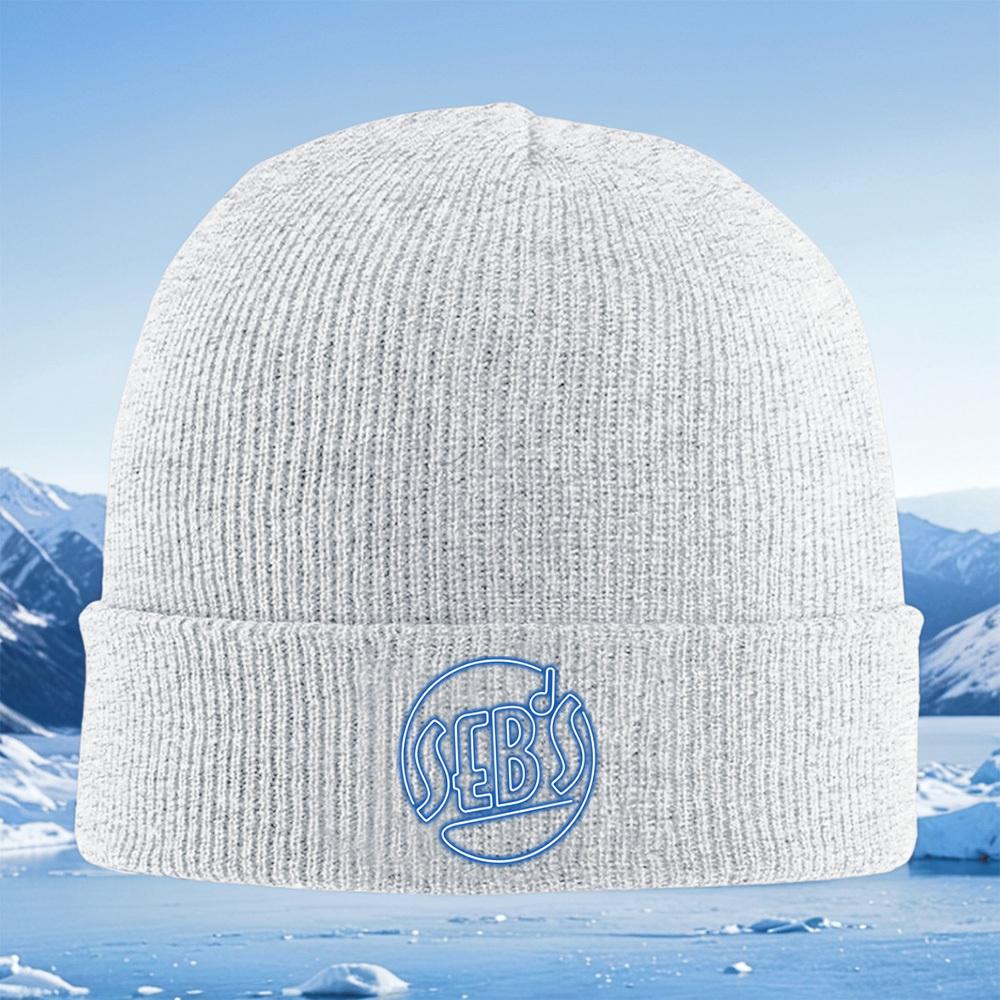 Neon lettering musical note encircled design Men Women Unisex Knitted Hat Beanie Pullover Cap Winter Thermal Warm Christmas Outd