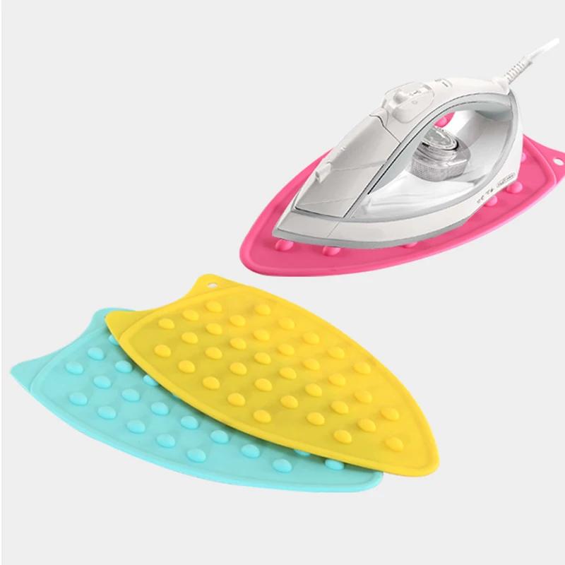 Creative Silicone Iron Hot Rest Pad Mat Rest Ironing Pad Insulation Boards Safe Surface Iron Stand Mat Flexible Iron Pads New