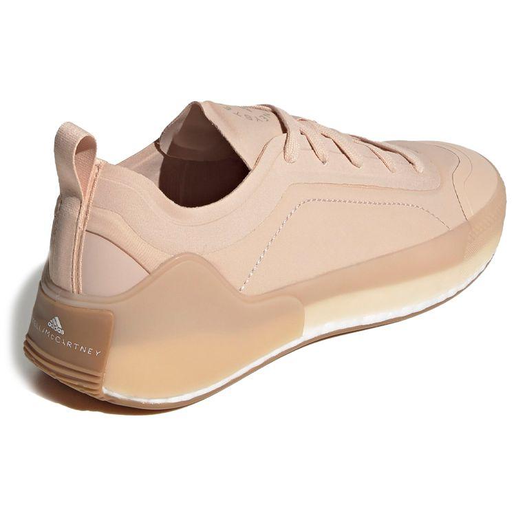 Adidas Treino S Comfortable Synthetic Leather Non-Slip Low-Top Marathon Running Shoes Women Sneakers Pink FW6359