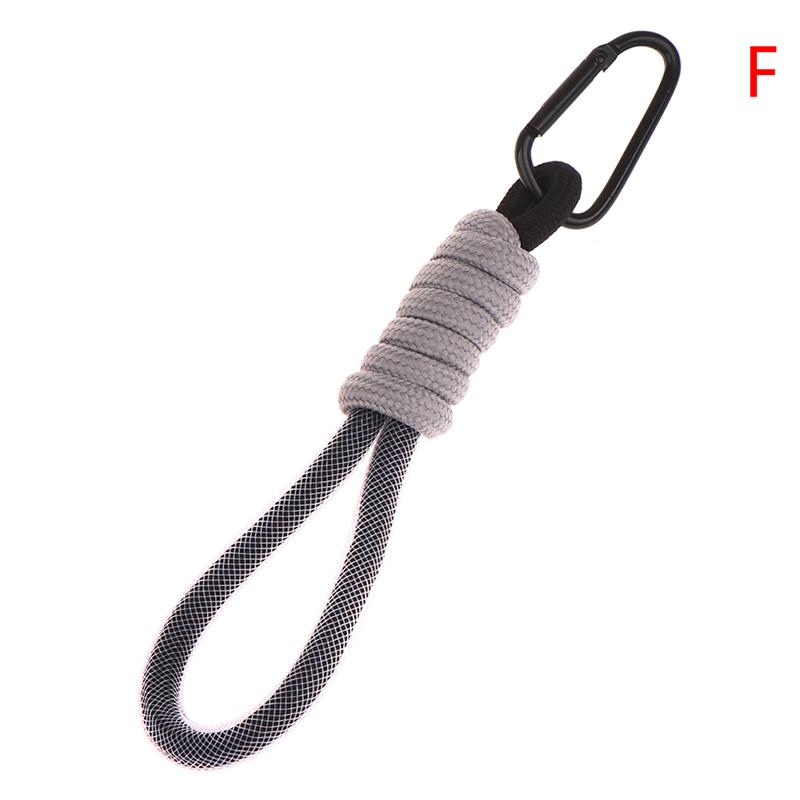 1PC Phone Strap Lanyard Fluorescent Color Mesh Landyard For Bags Braided Strips Keycord Hanging Trousers Accessories Keychain