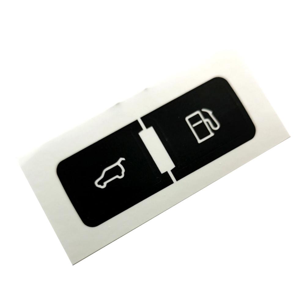 Car Interior Repair A8 D3 Clima Panel Decals Button Repair Kit Sunlight Resistance Firm Adhesion High Grade Vinyl