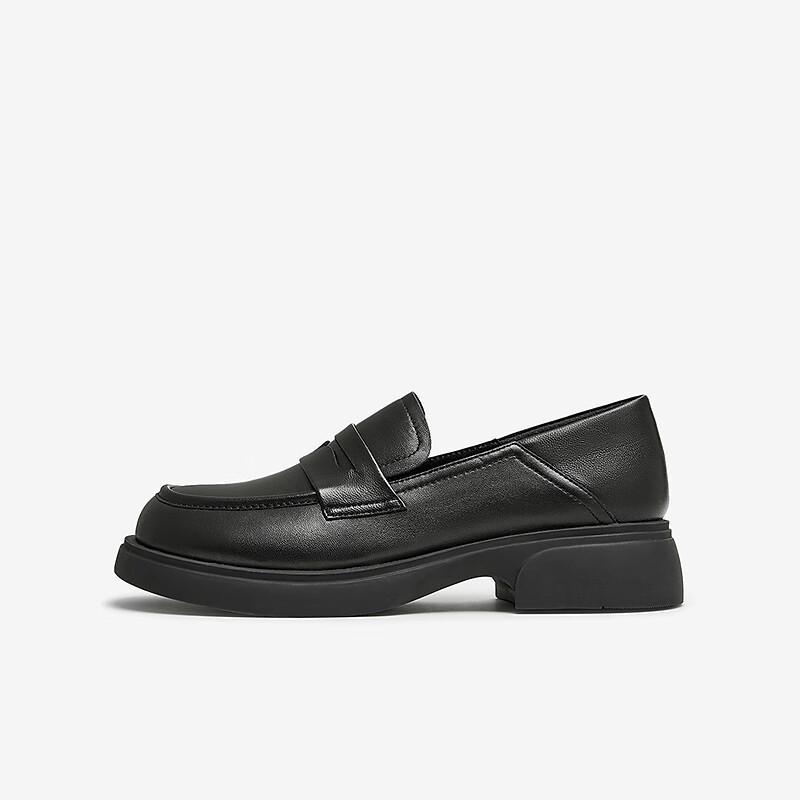 BESTO Women s Chunky Heel Loafer Pumps 40