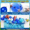 Shark Ocean Theme Foil Balloon Set Kids Birthday Party Decor Kit