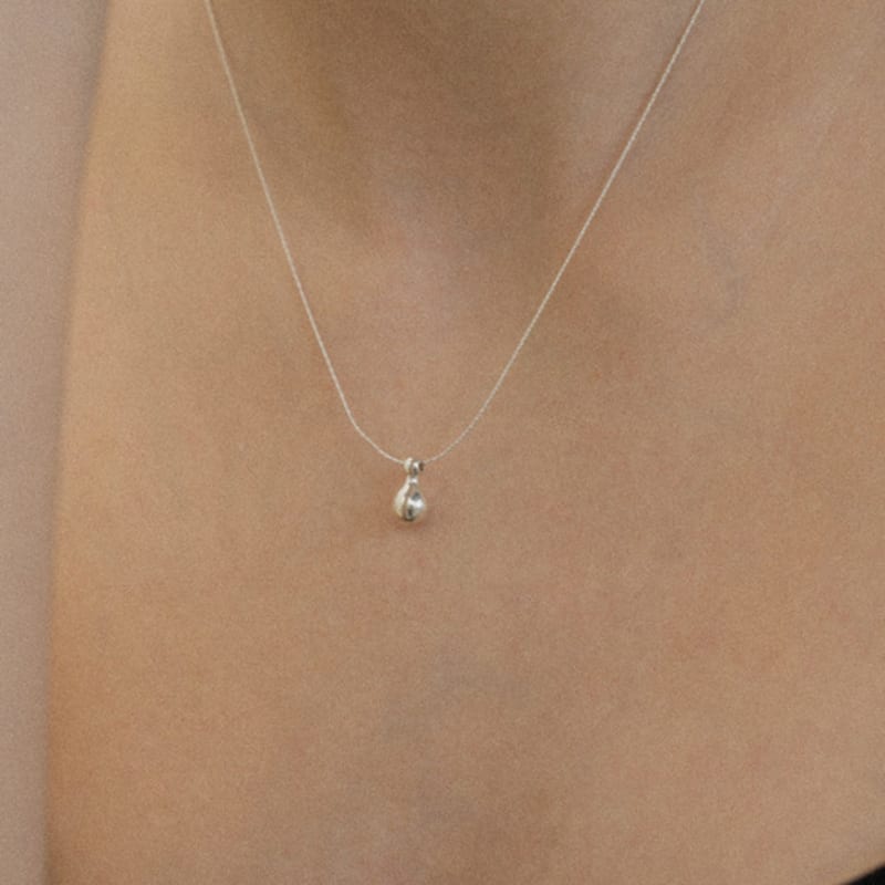 NORMALLEE [Silver 925] Water Bottle Necklace