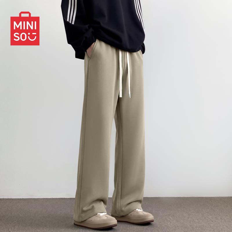MINISO Men's American High Street Straight-Leg Casual Pants