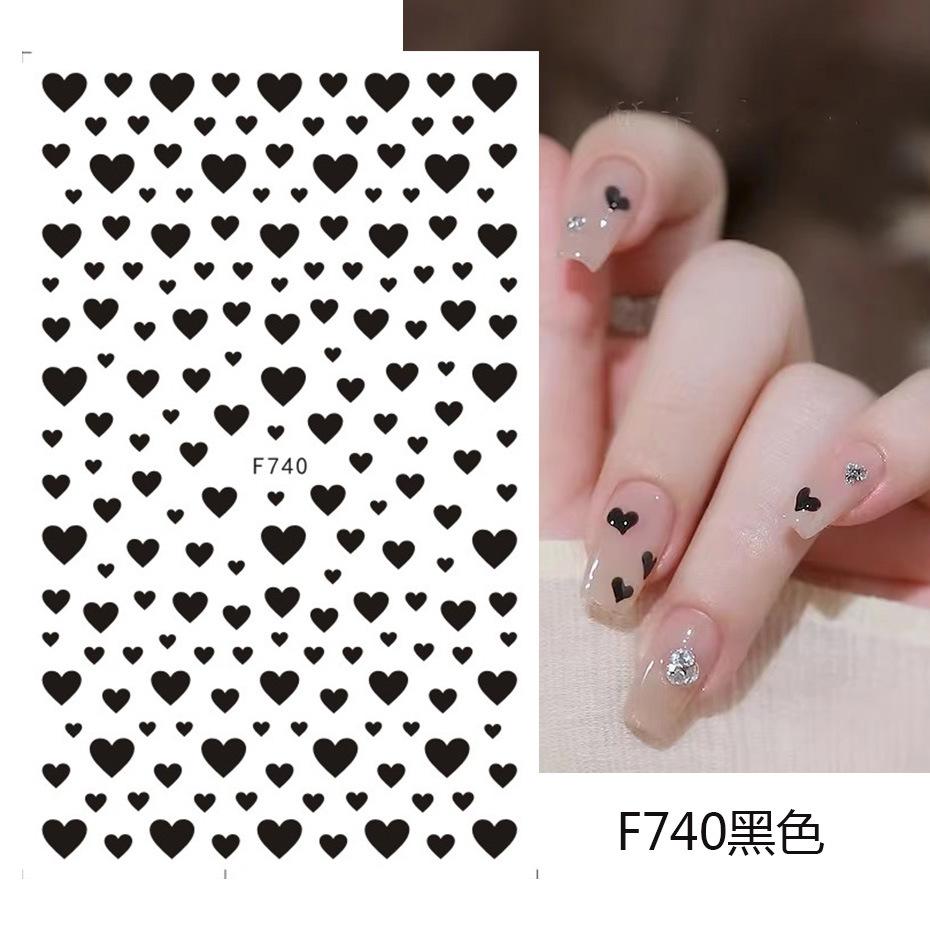 Наклейка для наращивания ногтей Пудра Румяна Love Red Halo Dye Постепенный натуральный — фото 15