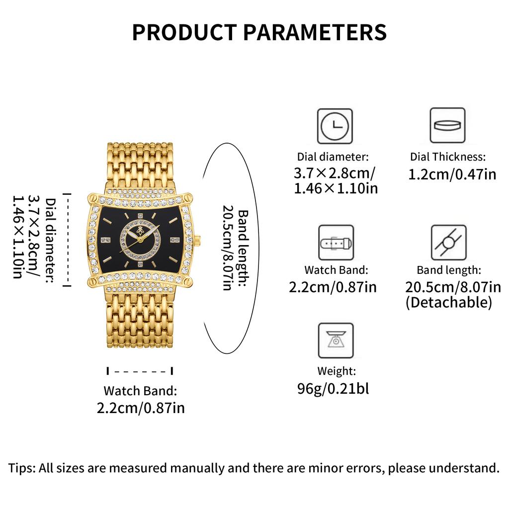 YaLaLuSi Brand Women's Affordable Luxury Diamond-Set Dial WaterResistant Quartz Bracelet Watch Gift Reloj Mujer Watch For Ladies