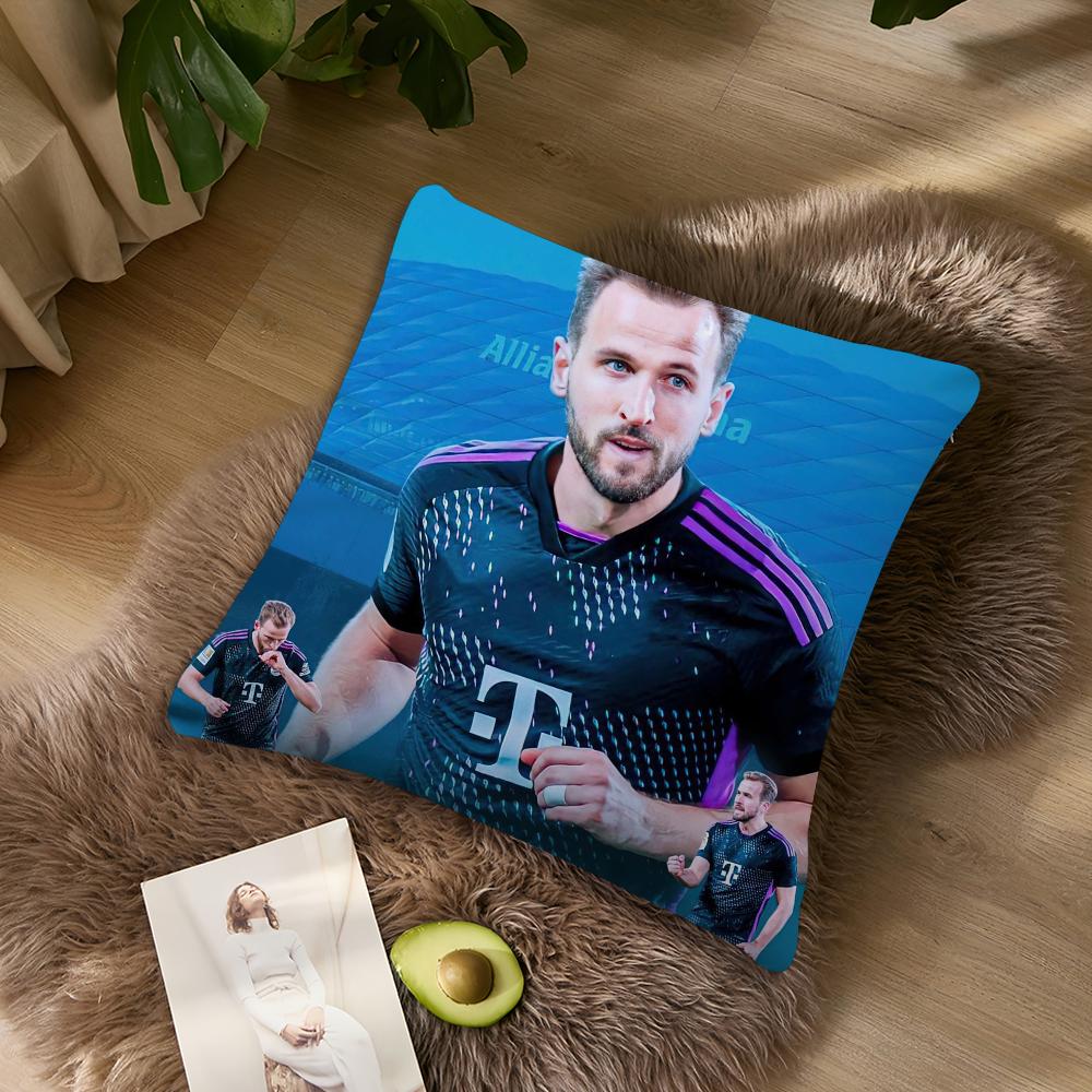 Football H-Harry K-Kane Pillow Case Living Room Home Sofa Office Shop Cover Printing Comfort Decoration Nordic Simplicity