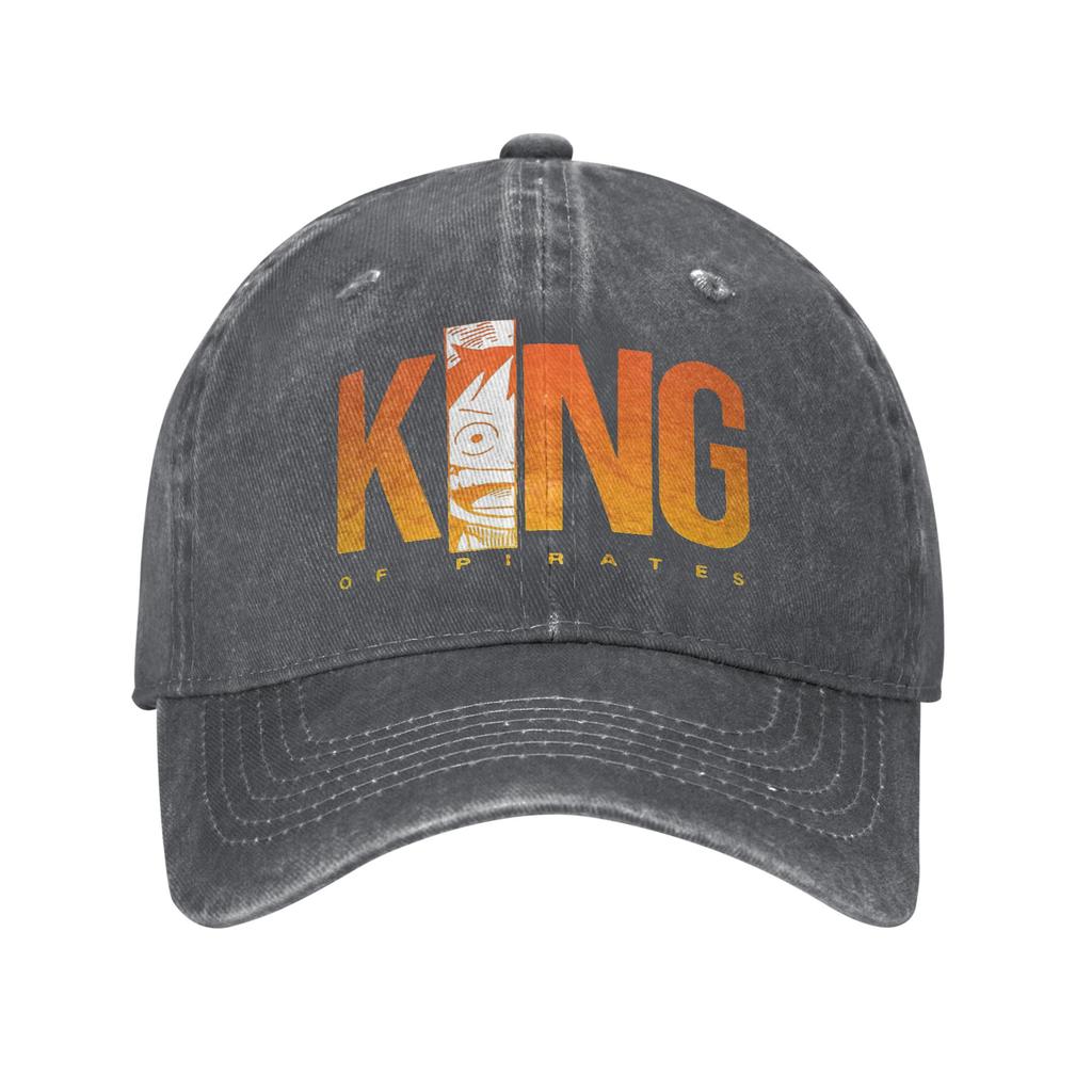 Pure Color Dad Hats King Of Pirates Womens Hat Sun Visor Baseball Caps One Piece Peaked Cap