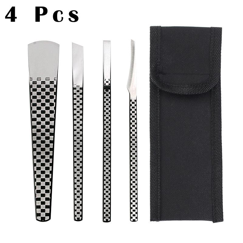 9Pcs/Set Stainless Steel Toe Pedicure Knife Nail Clipper Feet Scraper Tools Set Dead Skin Removers Nail Remove Cuticle Tools
