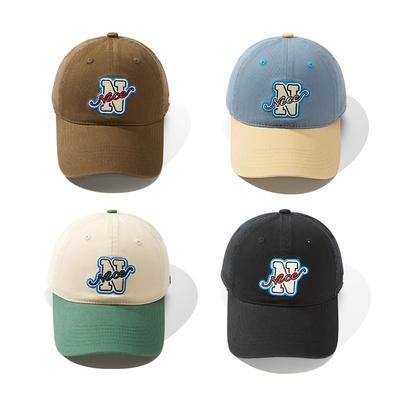 Neue Vintage Letter NICE Gestickte Hip Hop Baseballkappe Kinder Paar Street Trend Vielseitige Kappe