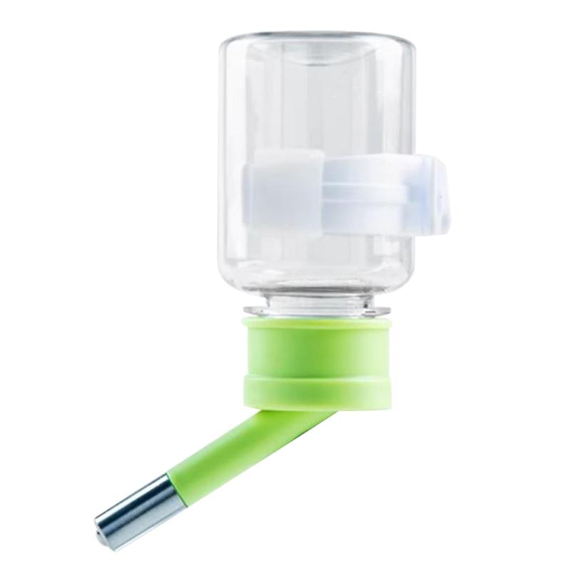 

Автоматический дозатор воды для хомяков, подвесная миска для поения мелких домашних животных, бутылка для воды с бусинами и штифтами для кроликов S зелёный