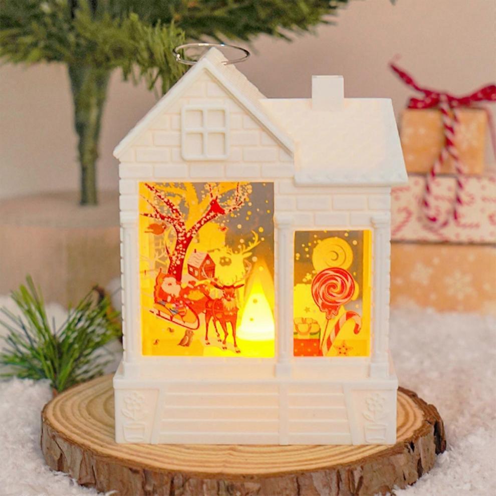 Christmas Wind Light Electronic Candle Light Creatives Night Light Christmas Tree Pendant Decorative Supplies Christmas Gifts pp837B