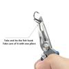 Fishing pliers, fishing line cutter, scissors, mini fishing hook remover, multifunctional tool, outdoor bass fishing line