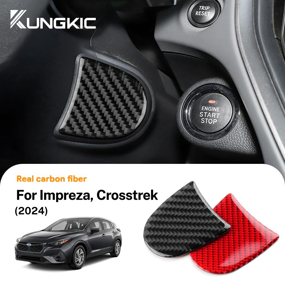 Carbon Fiber Gear Shift Collar for Subaru Crosstrek 2024 Impreza 2024 Interior Trim