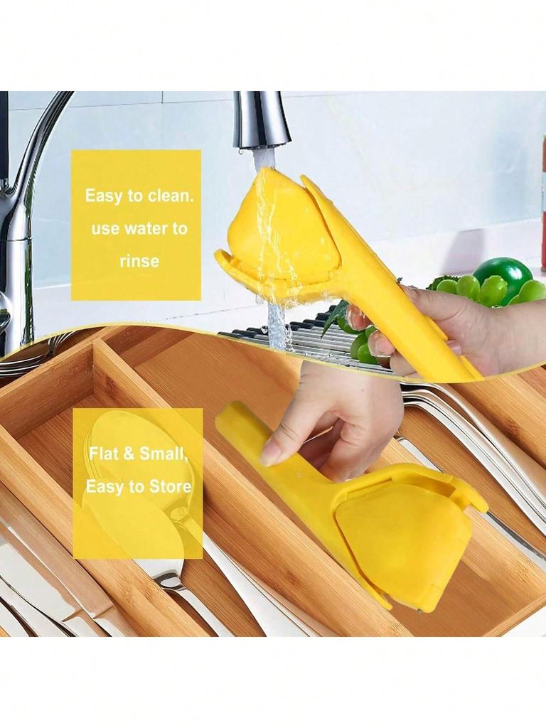 1 Stück Manueller Zitronenentsafter, Einfach zu pressen Zitronen-Limetten-Presse Saftbereiter, Geeignet für die Herstellung von Saft aus Zitronen, Limetten, Früchten, Orangen
