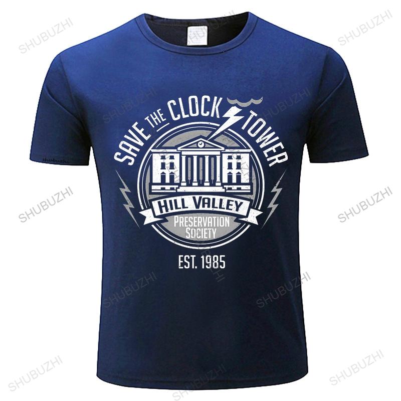 Men's Harajuku T-shirt  Top Male Brand Hip Hop Short Sleeve Back To The Future Tshirt Female Vintage Crewneck T-shirt