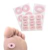 Pink Latex Film Eyelet Anti-Chafe Foot Patch - Small Round Callus and Wound Protection Sticker
